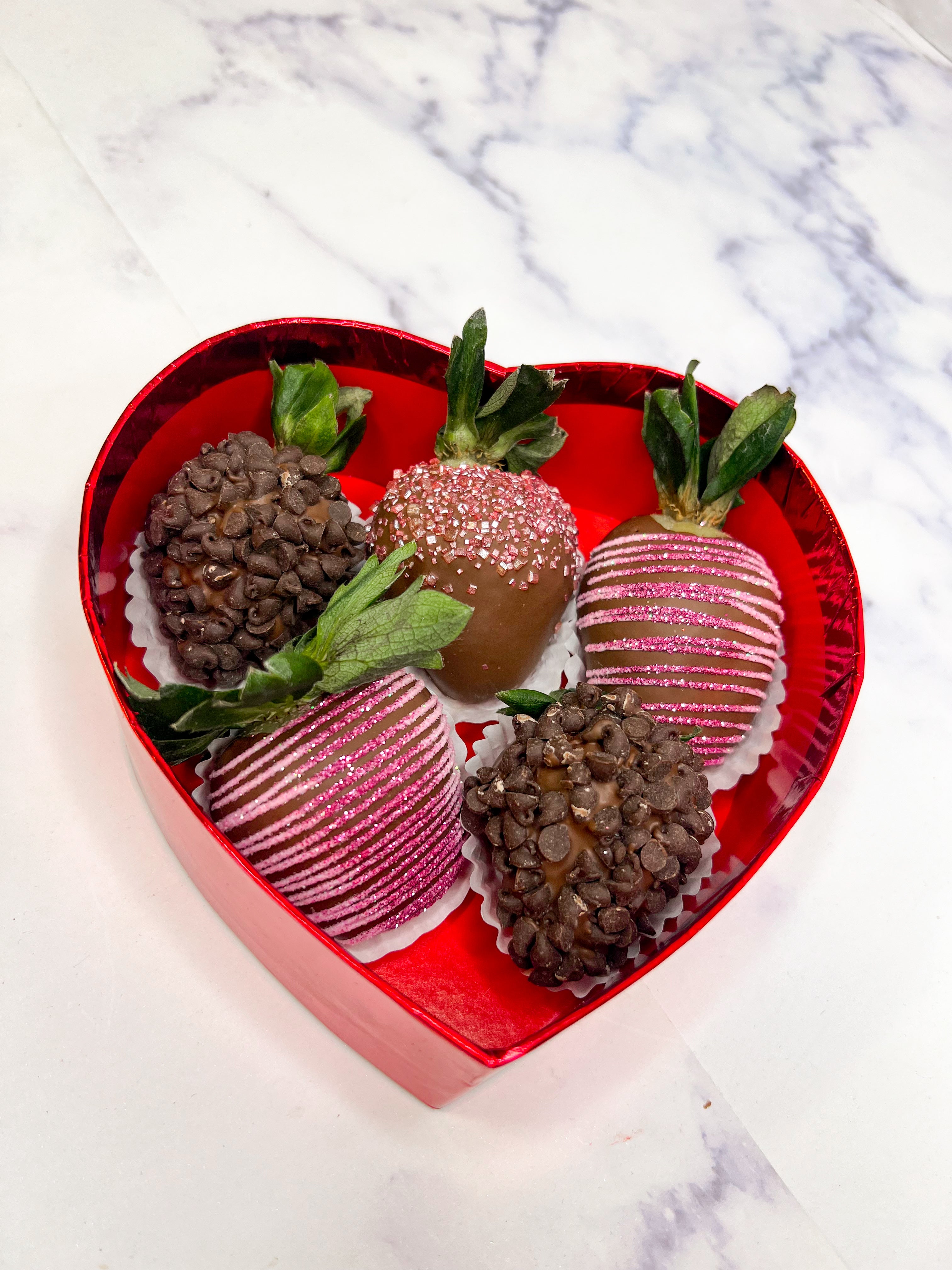 Heart Boxed Valentine’s Berries