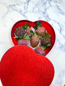 Heart Boxed Valentine’s Berries