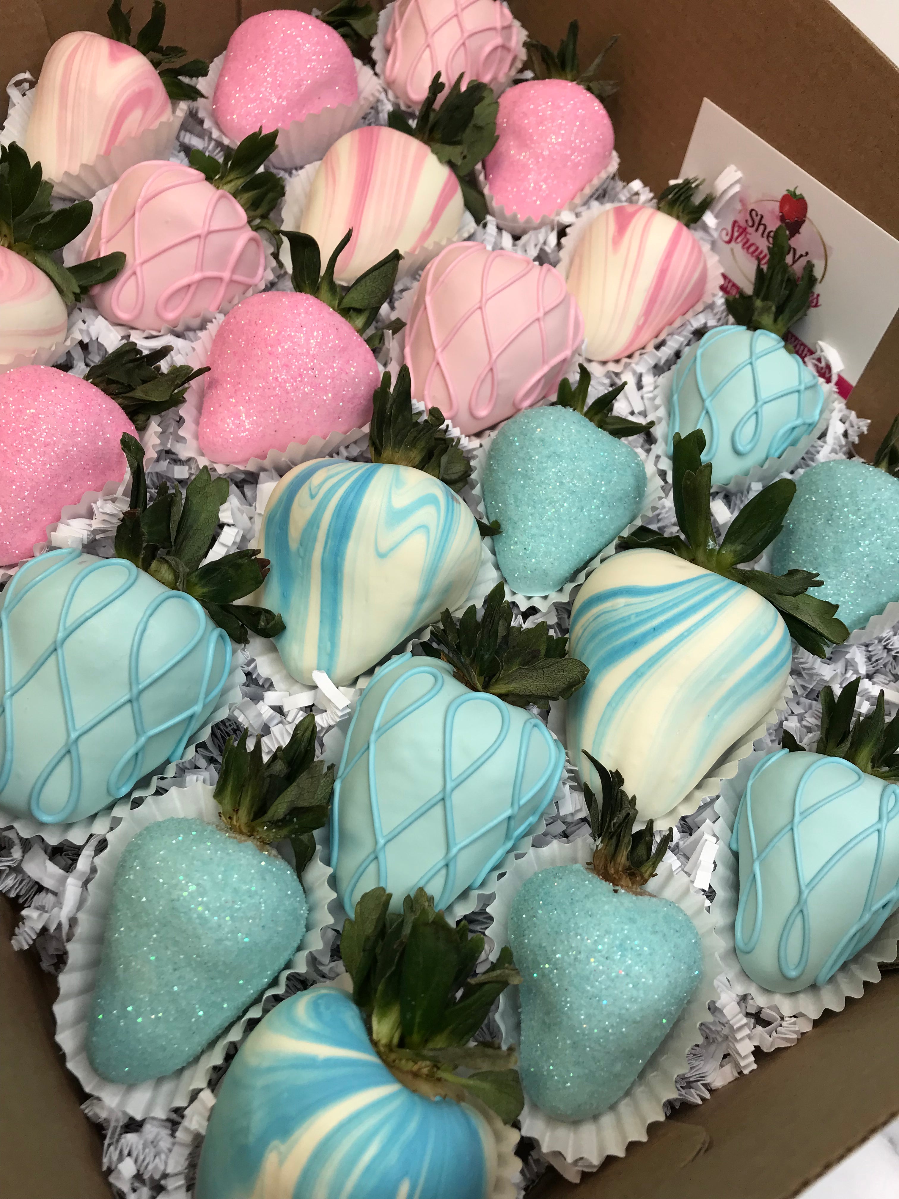 Blue & Pink themed berries